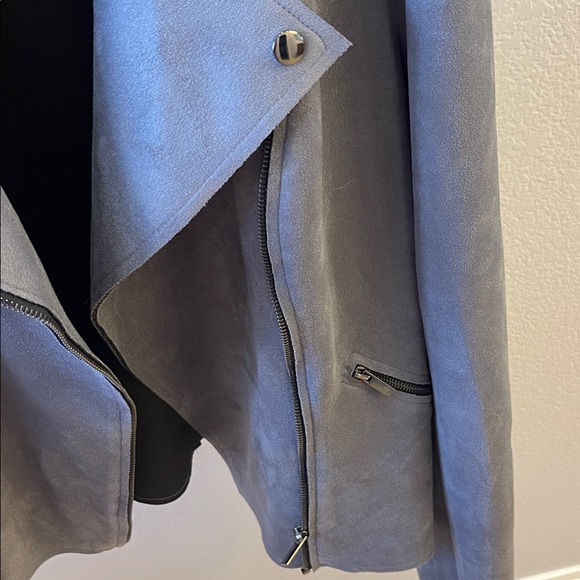 Kut from the Kloth Grey Moto Jacket - Picture 4 of 5